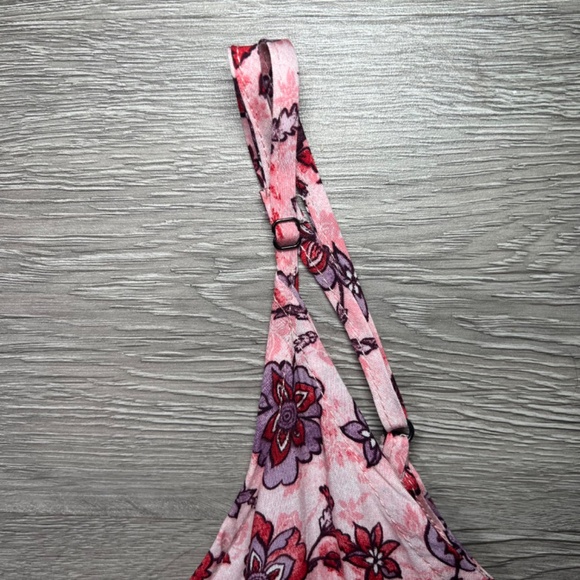 ShoSho Long / Maxi Dress - Floral Pattern (Pink / Purple) - Size Small - Picture 5 of 12